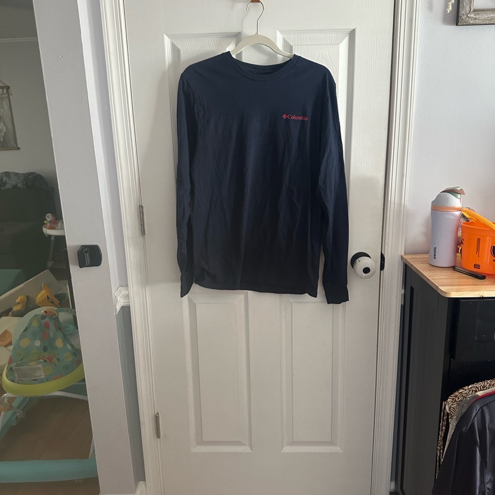 Columbia Men's Dark Blue Long Sleeve Tee